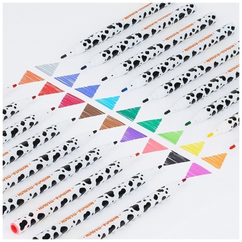 Фломастеры Мульти-Пульти "Енот и далматинцы", 18цв., смываемые, блистер- купить в магазине Кассандра, фото, 4680211096243, 