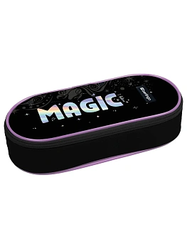 Пенал корпусный 1 отделение, 220*90*45 мм, Berlingo "Purple Magic", полиэстер - купить в магазине Кассандра, фото, 4262493912970, 
