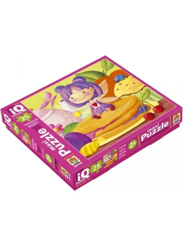 IQ Пазл МАКСИ 25 эл. Фея-сладкоежка 2+- купить в магазине Кассандра, фото, 9785811272525, 