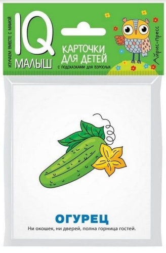 Умный малыш. Загадки. Набор карточек для детей.- купить в магазине Кассандра, фото, 9785811271207, 