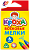 Мелки восковые на масляной основе 6цв.ЛУЧ "Кроха"(треугольные) - купить в магазине Кассандра, фото, 4601185003921, 