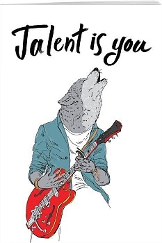 Блокнот Talent is you (А5, мягкая обложка) - купить в магазине Кассандра, фото, 9785040958542, 