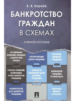 Банкротство граждан в схемах. Уч.пос.2025. - купить в магазине Кассандра, фото, 9785392442041, 