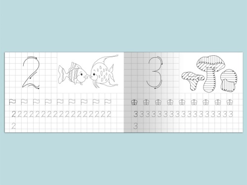 Прописи для детского сада.Цифры: пишем и считаем- купить в магазине Кассандра, фото, 9785465045421, 