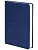 Ежедневник А5 полудат. INFORMAT ЭКСПЕРТ 192 л. лин. синий тв. обл. иск. кожа, блинт. тисн. - купить в магазине Кассандра, фото, 4602723169680, 