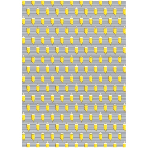 Упаковочная бумага глянц. 70*100см, MESHU "Мороженое", 80г/м2- купить в магазине Кассандра, фото, 4680211514693, 