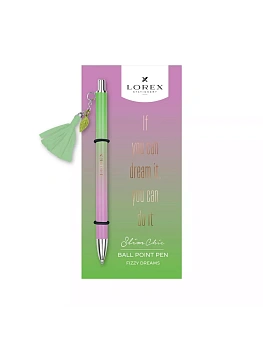 Ручка шариковая подарочная LOREX Slim Chic Fizzy Dreams синий 0,7 мм, корпус металл ассорти - купить в магазине Кассандра, фото, , 