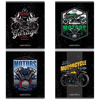 Тетрадь 48л., А5, клетка ArtSpace "Стиль. Motorcycles" - купить в магазине Кассандра, фото, 4680211408923, 