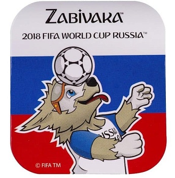 Магнит картон Забивака "Фристайл!" триколор FIFA 2018 — фото, ISBN 4602010592689