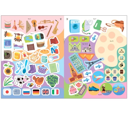 Школа Cеми Гномов. Активити с наклейками. Окружающий мир 6+- купить в магазине Кассандра, фото, 9785431519390, 