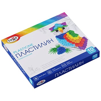 Пластилин 10цв " Гамма " Классический 200г со стеком, картонная упаковка - купить в магазине Кассандра, фото, 4600395222818, 