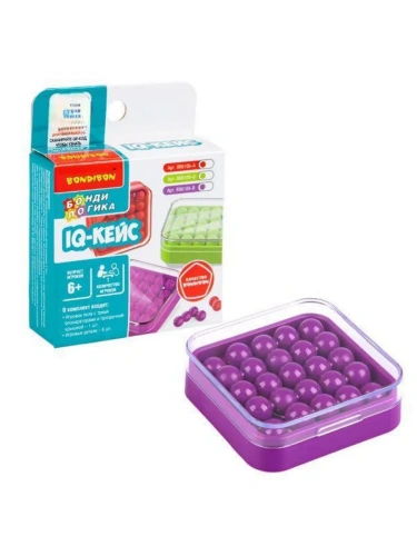 Игра настольная логическая"IQ-КЕЙС", цвет пурпурный- купить в магазине Кассандра, фото, 4895136063342, 