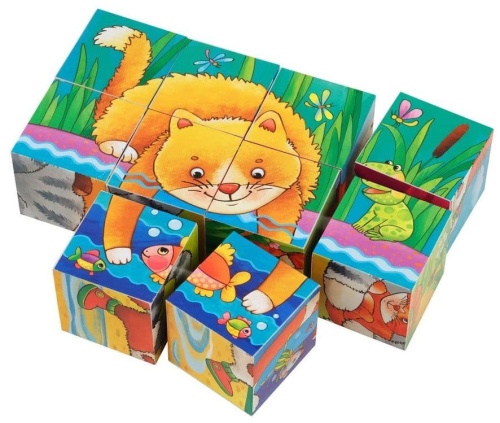 Умные кубики. Фигурные 10 шт. Весёлые котики- купить в магазине Кассандра, фото, 9785811269242, 