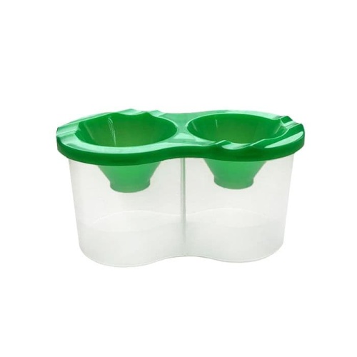 Стакан-непроливайка Schoolformat двойной с цветной крышкой ассорти- купить в магазине Кассандра, фото, 4602723139751, 