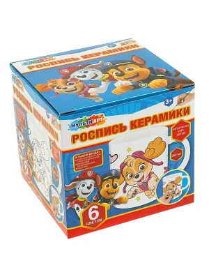 Кружка для росписи, 6 цв. суперщенки МУЛЬТИ АРТ в кор.24шт — фото, ISBN 4650250564003