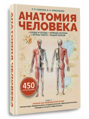 Анатомия человека. Сердце и сосуды, нервная система, органы чувств, общий покров — фото, ISBN 9785171862084