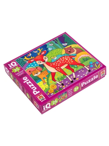 IQ Пазл МАКСИ 25 эл. Олень в лесу 2+- купить в магазине Кассандра, фото, 9785811282258, 