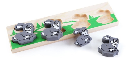 Доска-вкладыш.Зайка- купить в магазине Кассандра, фото, 4607057560882, 