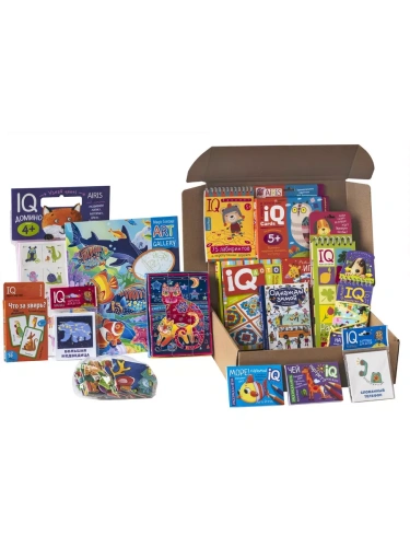 Большой комплект IQ-игр. От Деда Мороза. 5-6 лет (посылка)- купить в магазине Кассандра, фото, 9785811279982, 