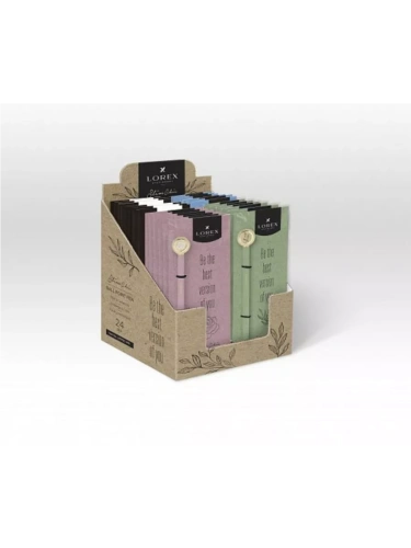 Ручка шариковая подарочная LOREX Slim Chic Midnight Melody синий 0,7 мм, корпус металл ассорти- купить в магазине Кассандра, фото, 4602723175919, 