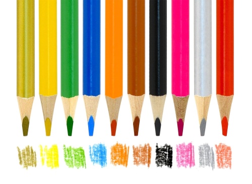 Набор цветных карандашей Каляка-Маляка 10 цв. трехгран. корп. дерев. карт.уп.- купить в магазине Кассандра, фото, 4602723145530, 