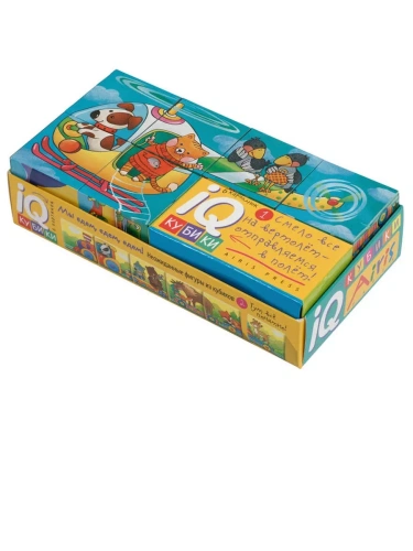 Умные кубики. Фигурные 6 шт. Мы едем, едем, едем- купить в магазине Кассандра, фото, 9785811271191, 