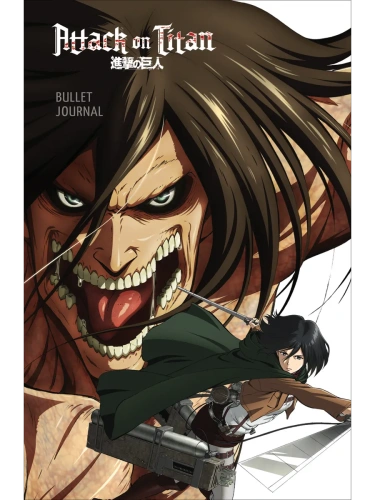 Атака титанов. Bullet Journal на каждый день. Эрен и Микаса- купить в магазине Кассандра, фото, 9785353112594, 