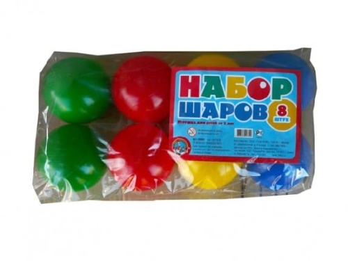 Набор шаров 8эл.d65мм- купить в магазине Кассандра, фото, , 