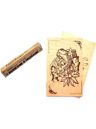 Ракета.Доска для рисования и выжигания.рис 15.(Рыбы)- купить в магазине Кассандра, фото, 4620160415153, 