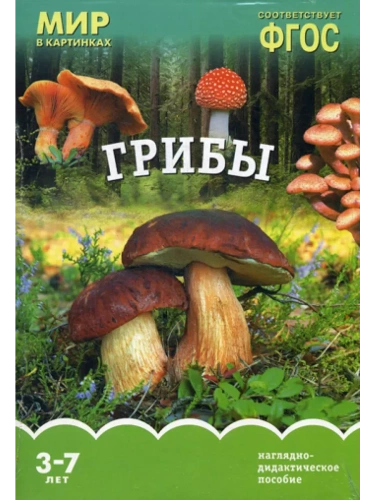 ФГОС.Мир в картинках.Грибы- купить в магазине Кассандра, фото, 9785431509193, 