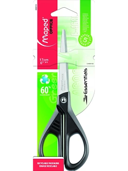 Ножницы 170мм. ESSENTIALS GREEN симметричн. 468010 - купить в магазине Кассандра, фото, 3154144680103, 