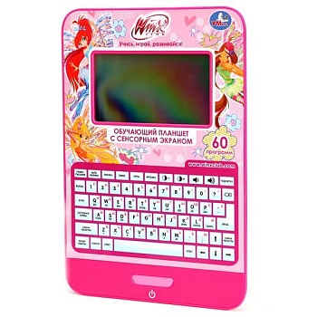 Планшет обучающий "Умка "WINX" на бат. русско-английский, русссифиц., 60 программ - купить в магазине Кассандра, фото, 4690590060933, 