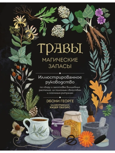 Травы. Магические запасы. Иллюстрированное руководство по сбору и заготовке волшебных растений, их полезным свойствам и сезонным ритуалам- купить в магазине Кассандра, фото, 9785041966041, 