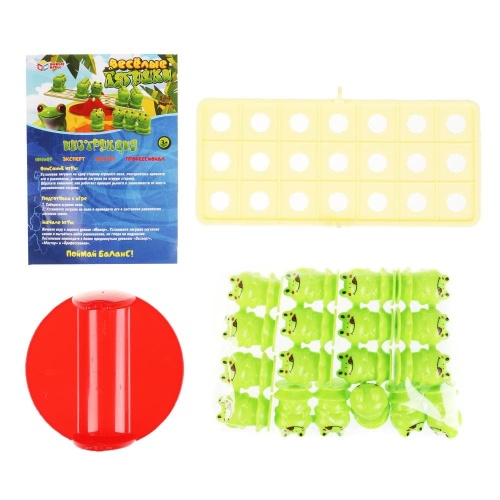 Настольная игра веселые лягушки, кор.22*16*5см- купить в магазине Кассандра, фото, 4680107942432, 