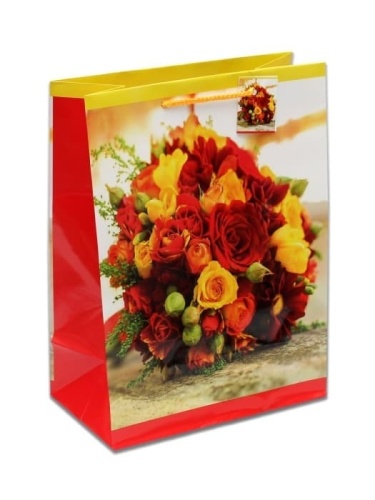 Пакет подарочный "Праздничный букет" (L) 12 шт ПП-7168- купить в магазине Кассандра, фото, 4665301771682, 