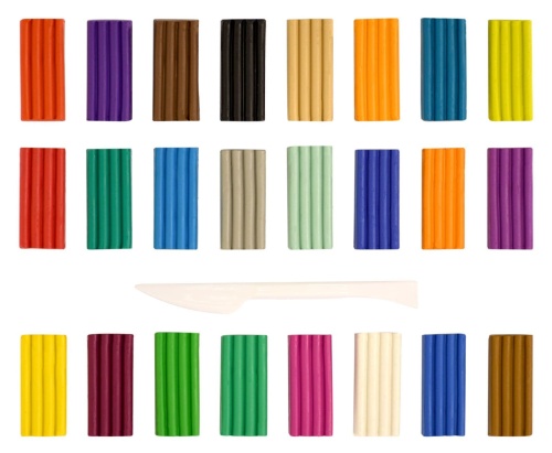 Пластилин 24 цв. Каляка-Маляка 360 г ассорти- купить в магазине Кассандра, фото, 4602723158387, 