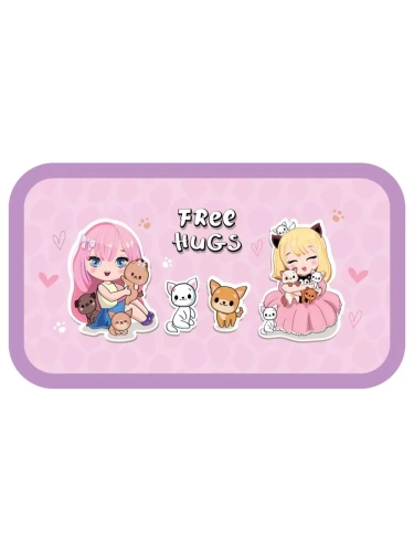 Пенал 2 отделения, 190*110 ArtSpace "Free hugs", ламинированный картон- купить в магазине Кассандра, фото, 4680211579968, 