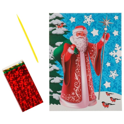 Набор д/детского тв-ва аппликация из фольги, 17х23 см МУЛЬТИ АРТ в кор.100шт- купить в магазине Кассандра, фото, 4680107980502, 