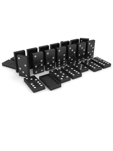 Домино пластмассовое арт.0005- купить в магазине Кассандра, фото, 4607093710012, 