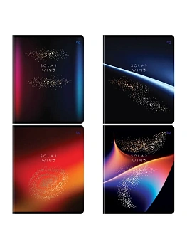 Тетрадь 96л., А5, клетка BG "Солнечный ветер", тиснение фольгой - купить в магазине Кассандра, фото, 4600395070686, 