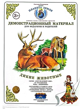 Демонстрационный материал.Дикие животные - купить в магазине Кассандра, фото, 4650058816168, 