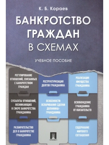 Банкротство граждан в схемах. Уч.пос.2025.- купить в магазине Кассандра, фото, 9785392442041, 
