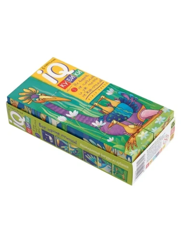 Умные кубики. Фигурные 6 шт. Вот какие птички!- купить в магазине Кассандра, фото, 9785811271177, 