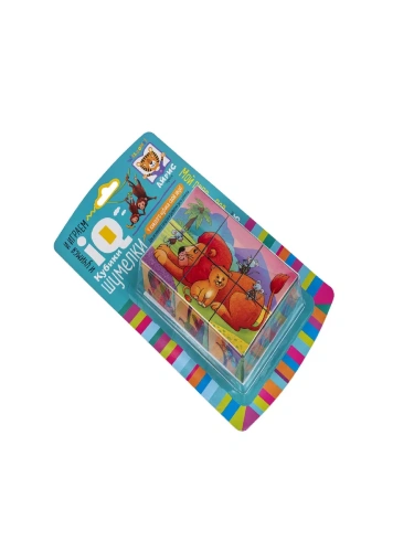 Умные кубики. Шумелки. 6 штук. Мой папа - лев- купить в магазине Кассандра, фото, 9785811275847, 