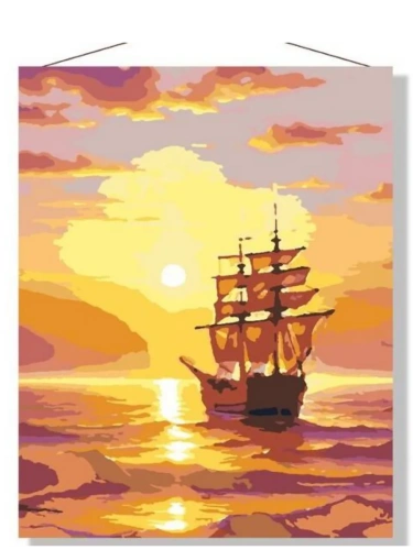 Картина по номерам на холсте 50х40 "Навстречу горизонту"- купить в магазине Кассандра, фото, 4660042951942, 