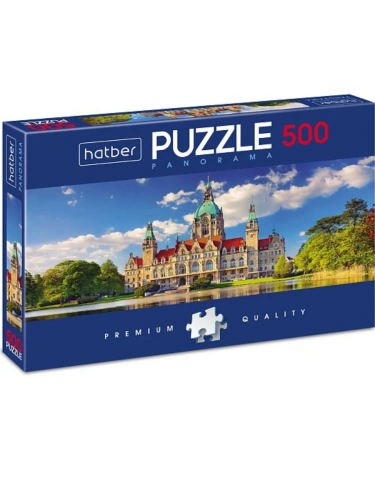 Пазл.500." Hatber "Premium Дворец в Ганновере 68*23см, картонная упаковка- купить в магазине Кассандра, фото, 4606782542033, 