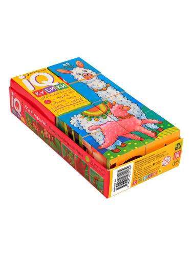 Умные кубики. Фигурные 6 шт. Мой малыш- купить в магазине Кассандра, фото, 9785811271184, 