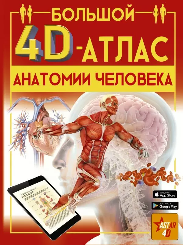 Большой 4D-атлас анатомии человека - купить в магазине Кассандра, фото, 9785171176167, 