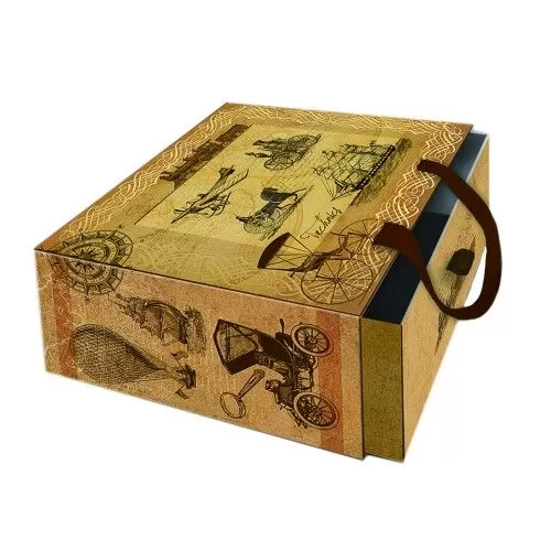 Подарочная коробка MAGIC PACK, 16*16*8 см, "Достопримечательности", прямоугольная - купить в магазине Кассандра, фото, 4630020638790, 