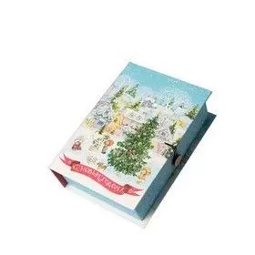 Подарочная коробка Новогодняя площадь-S из мелованного, ламинированного, негофрированног - купить в магазине Кассандра, фото, 4607191110349, 